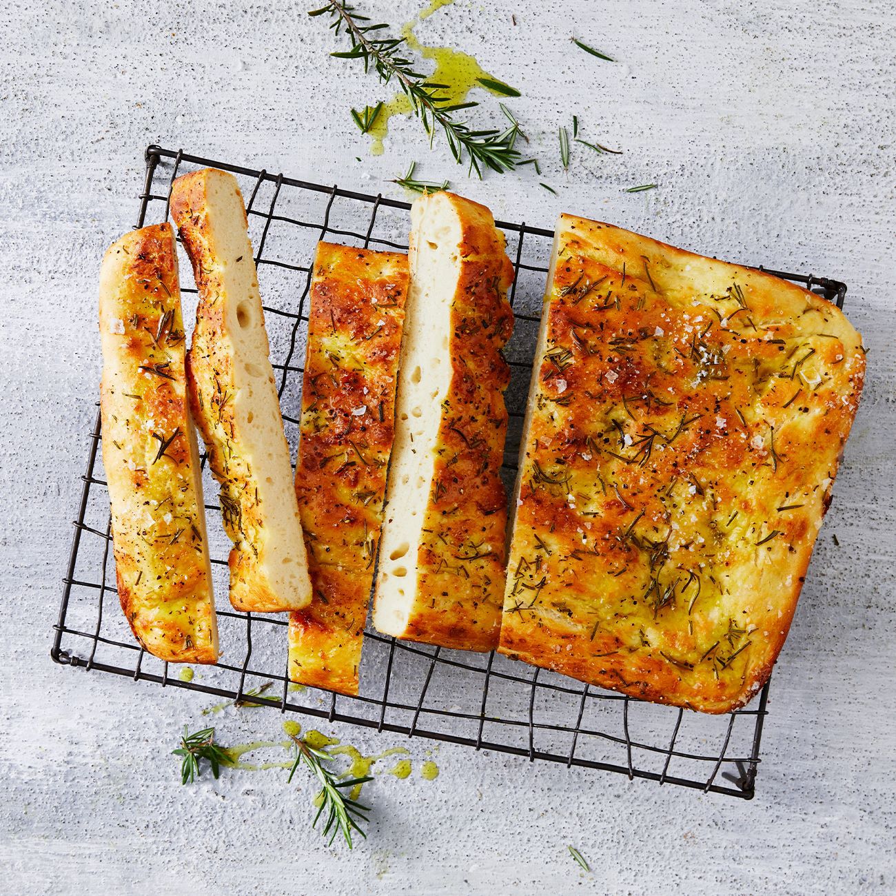 Rosemary and garlic focaccia bread