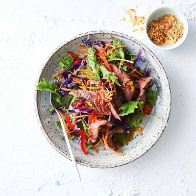 Speedy Spicy Thai Beef Salad