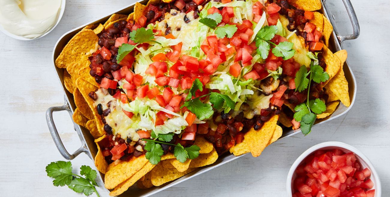 bean nachos