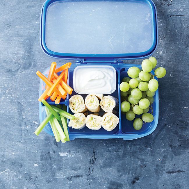 Egg And Lettuce Pinwheel Lunch Box