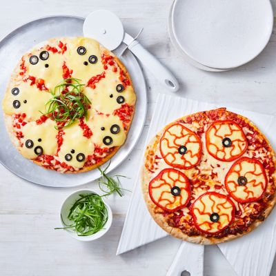 Ghost Halloween Pizza