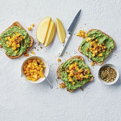 Mango & Avocado Toast With Dukkah