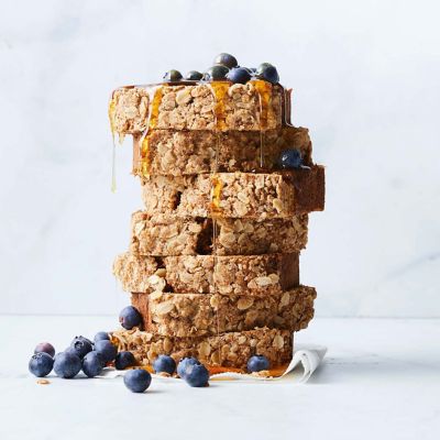 Tahini, Oats & Banana Cake