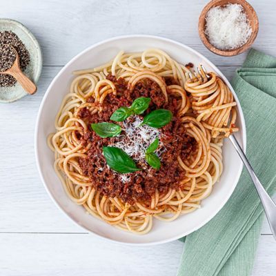 v2mince Spaghetti Bolognese