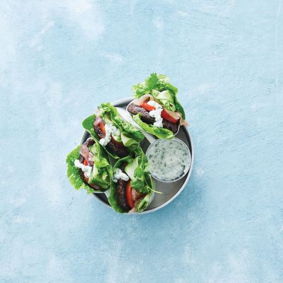 Bunless Black Bean & Beetroot Burgers