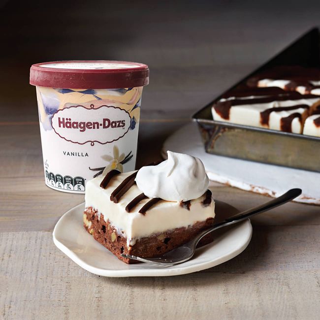 Häagen-Dazs Vanilla Ice Cream Brownie Bars
