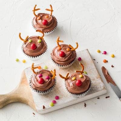 Jolly Rudolf Cupcakes