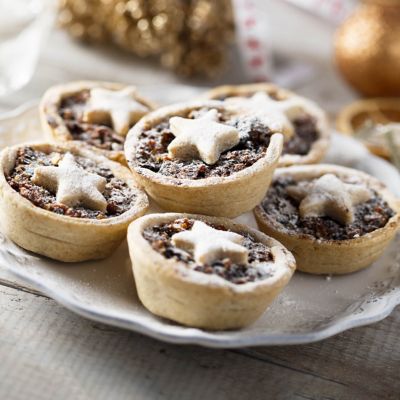 Macro Christmas Mince Pies