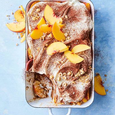 Peach & Hazelnut Tiramisu