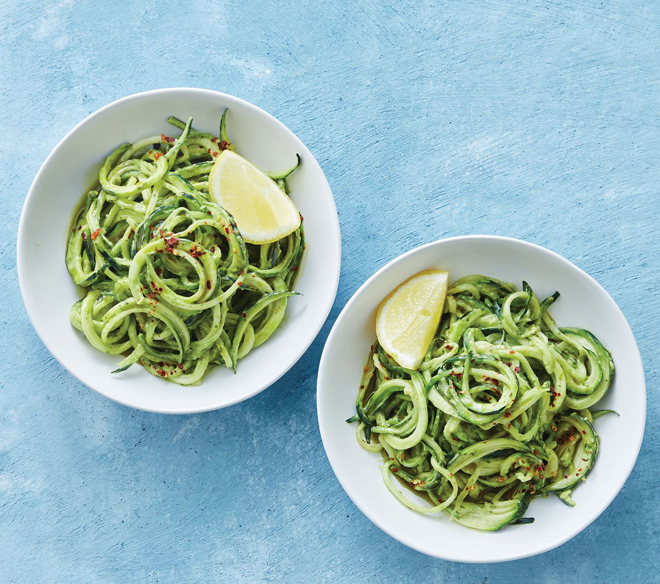 Plant-Based Avocado Pesto Zoodles Recipe | Woolworths