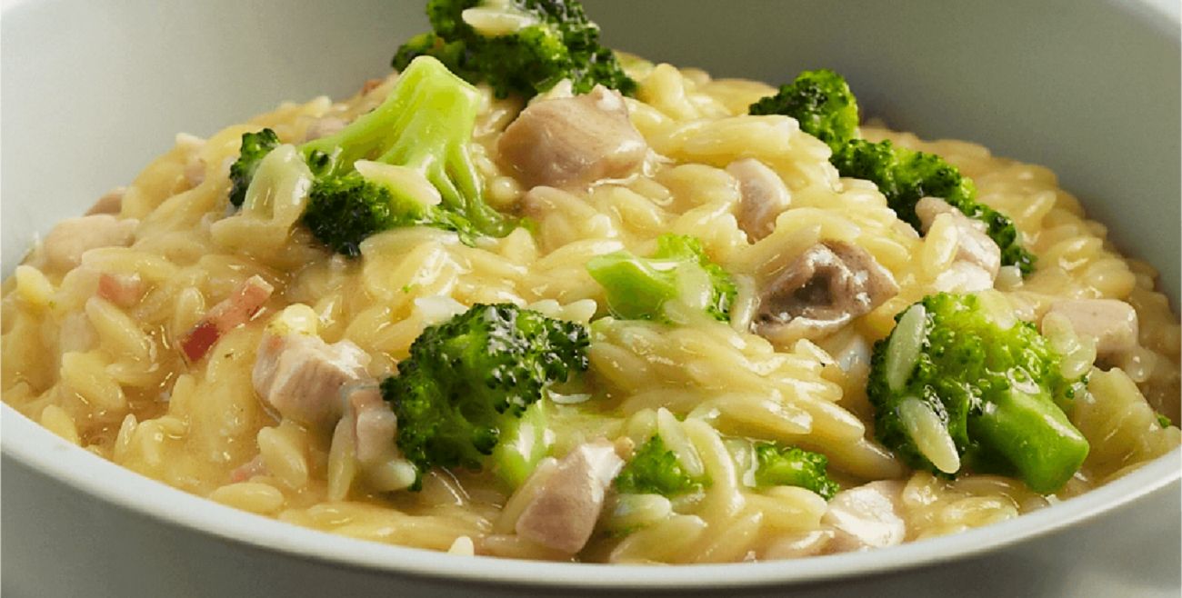 Risoni Risotto With Chicken, Broccoli & Pesto Genovese Recipe Woolworths