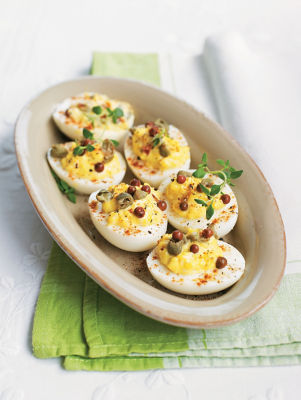 Devilled Eggs With Capers
