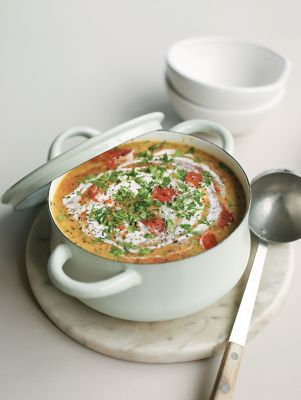 Spinach & Red Lentil Soup