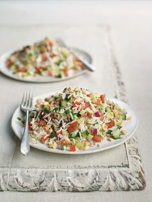 Kachumber & Basmati Rice Salad