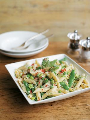 Warm Pasta Salad With Lemon & Broccoli