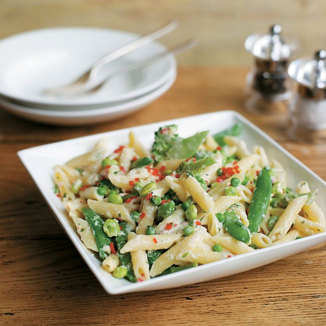 Warm Pasta Salad With Lemon & Broccoli