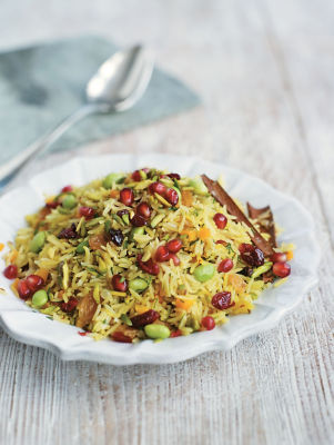 Jewelled Fruity Spicy Pilaf