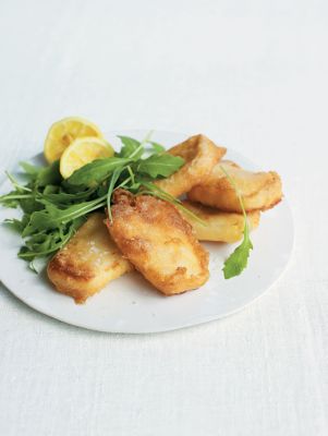 Deep-fried Haloumi Beer-batter Fritters