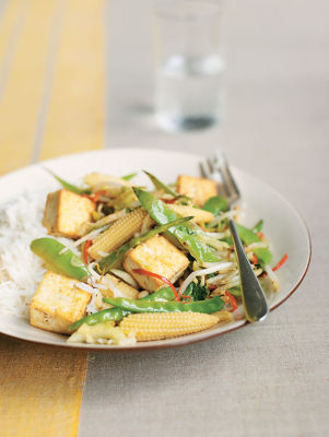 Spicy Szechuan Tofu & Vegetable Stir-fry