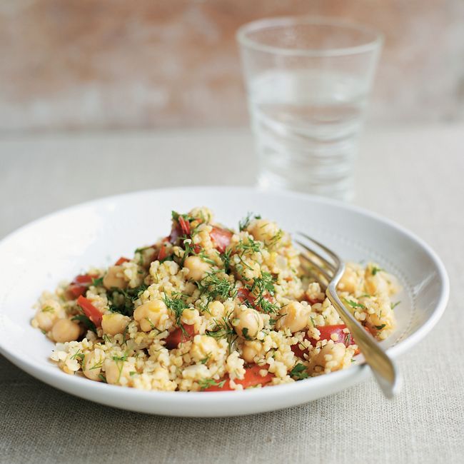 Herby Bulgur & Chickpea Salad