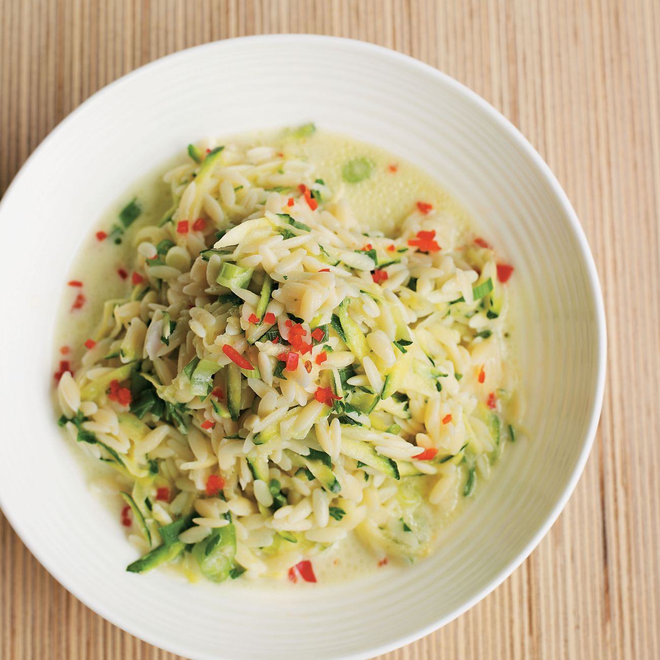 Creamy Zucchini Orzo Pasta Recipe Woolworths