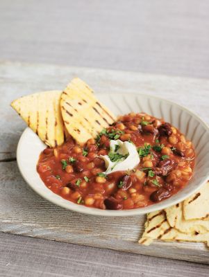 Mixed Bean & Tomato Chilli