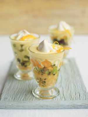 Tropical Fruit Trifles
