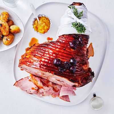 Cherry-Glazed Ham