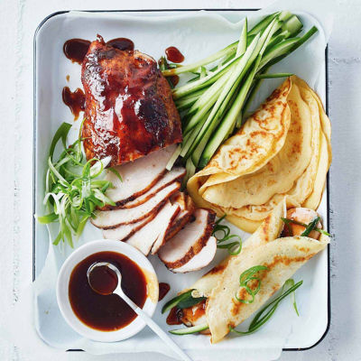 Chinese Five Spice-Glazed Turkey With Pancakes