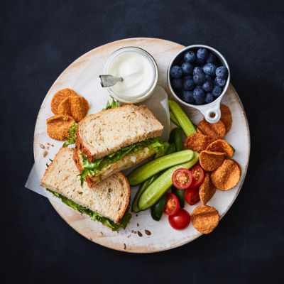 Egg & Salad Sandwich Lunch Box