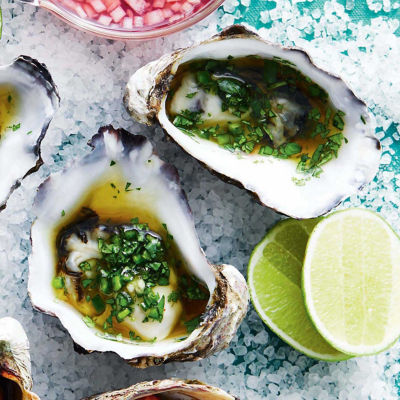 Oysters With Vietnamese Chilli Dressing