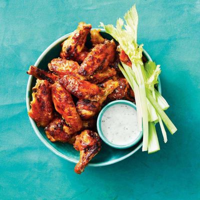 Peach Buffalo Wings