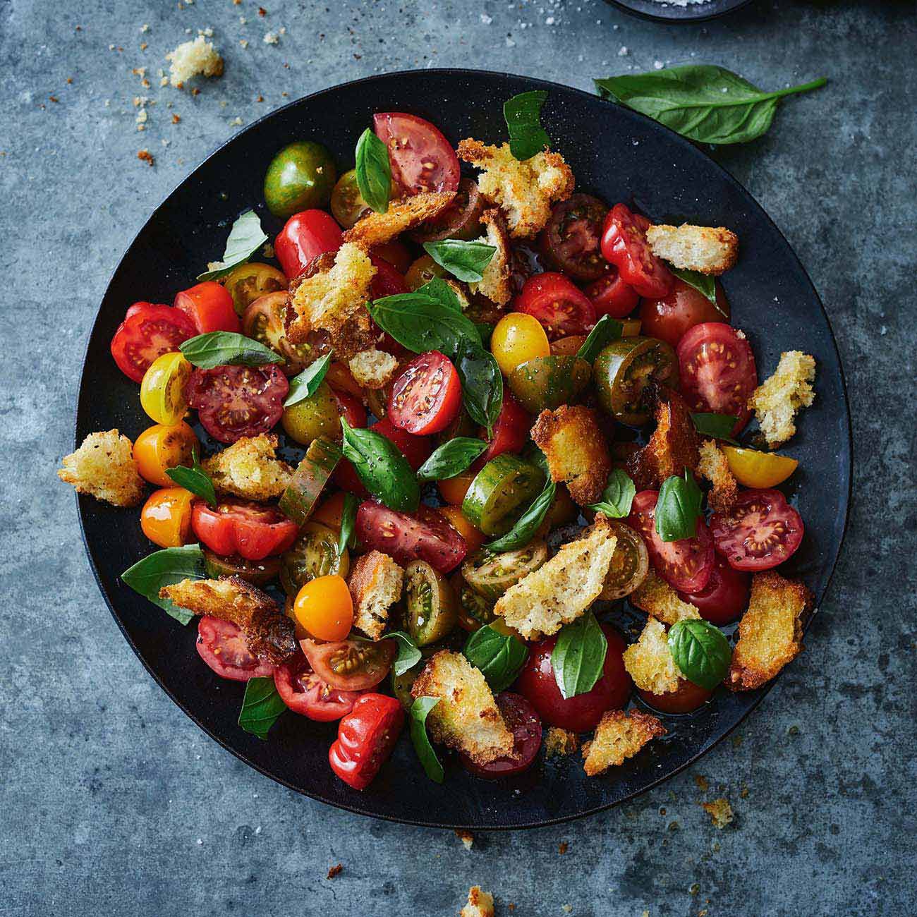Quick Panzanella Salad