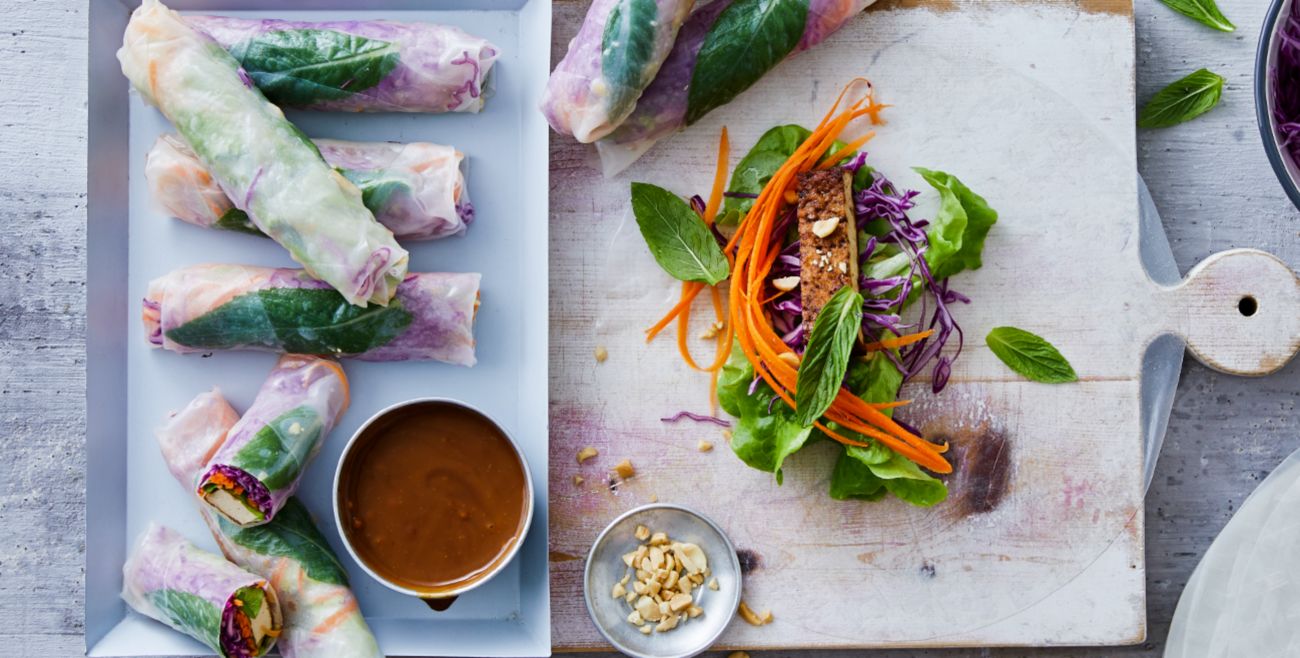 Veggie Rice Paper Rolls Recipe Woolworths