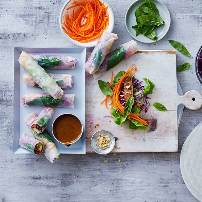 Veggie Rice Paper Rolls