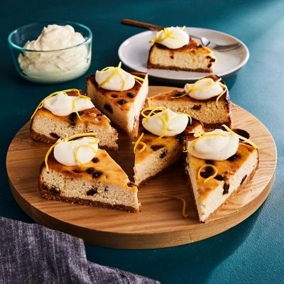 Creamy cauliflower cheesecake 