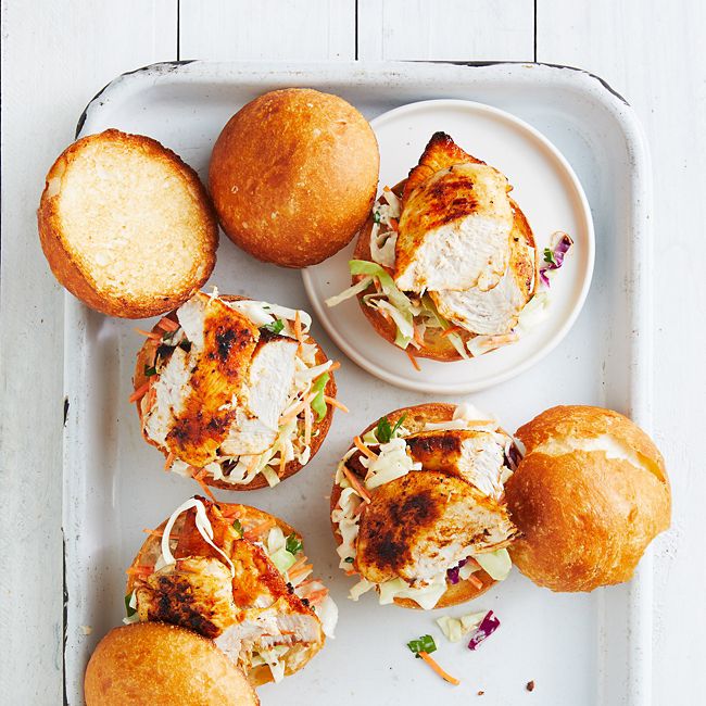 15-Minute Mexican Chicken Burgers