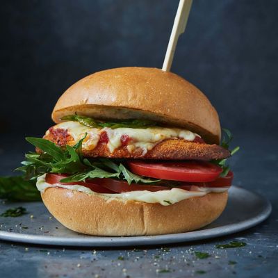 Chicken Parmiagana Burgers