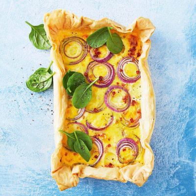 Easy Filo Quiche Lorraine