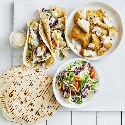 Easy Fish Taco Wraps