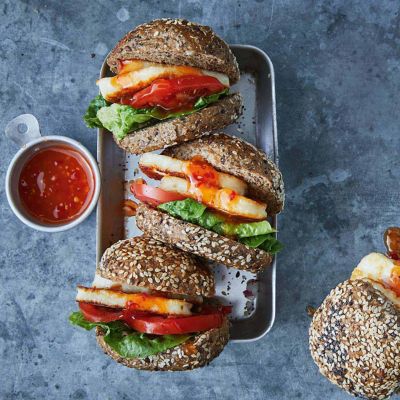Easy Haloumi Burgers