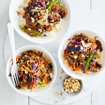 Easy Honey Soy Beef & Cashew Stir-Fry