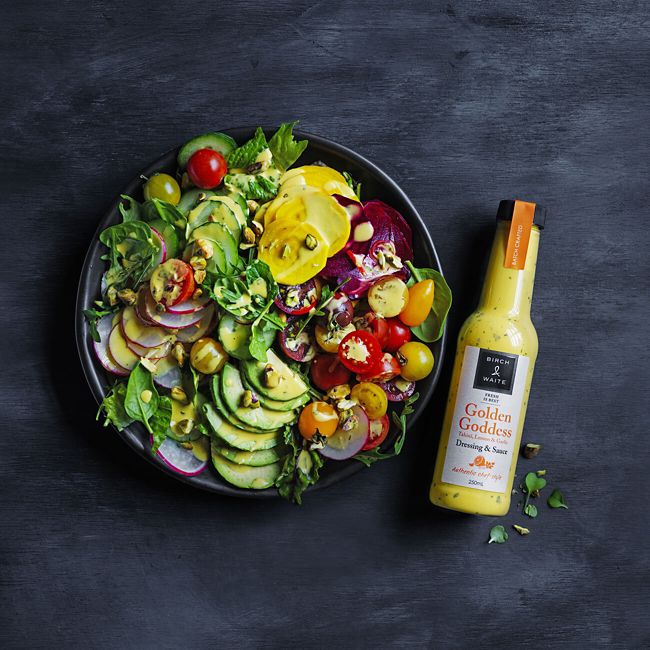 Birch & Waite Green And Gold Goddess Salad