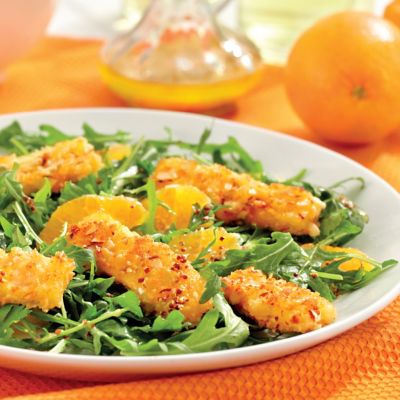 Haloumi, Rocket & Orange Salad
