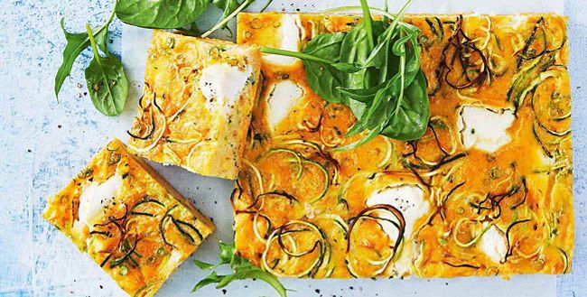 Healthy Zucchini Slice