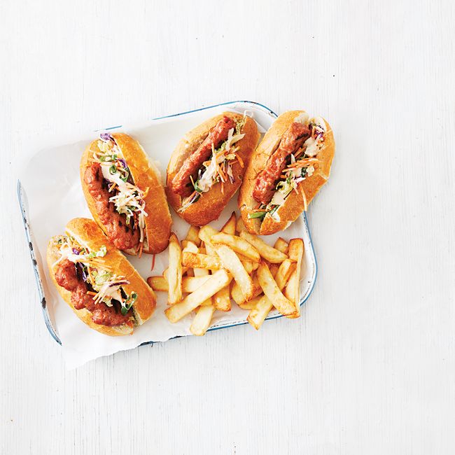Mexican Beef & Slaw Subs