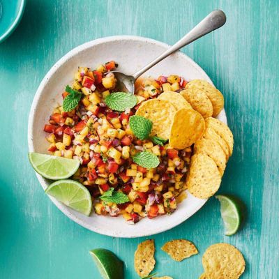 Nectarine & Mint Salsa