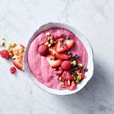 Peach & Raspberry Smoothie