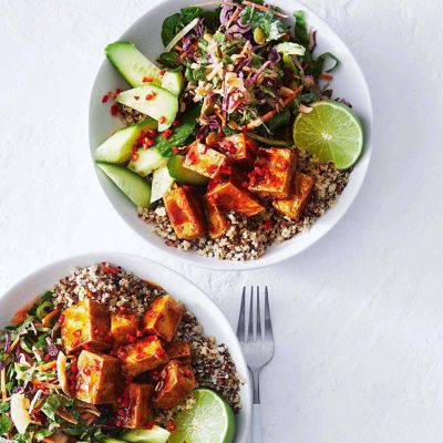 Speedy Summer Tofu Bowls