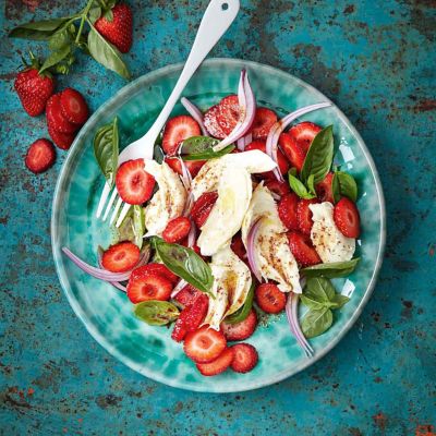 Sumac, Strawberry & Basil Salad